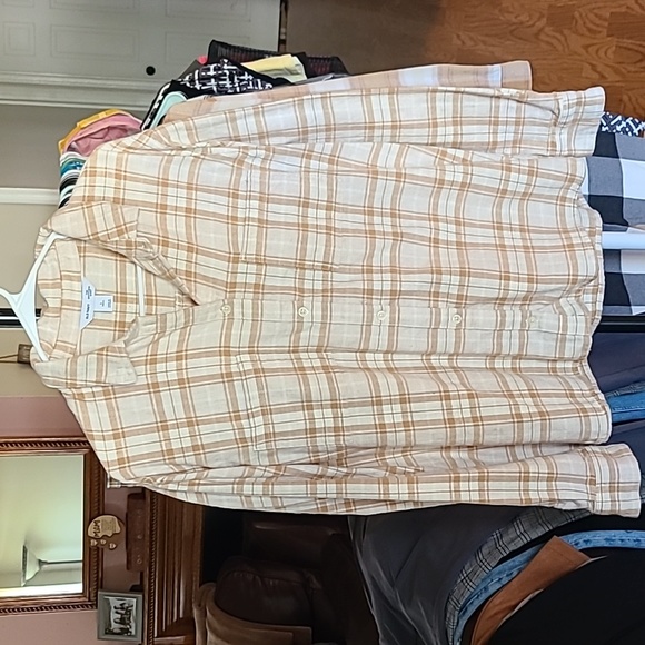 Old Navy Plaid Flannel Boyfriend Shirt Women's Size Large Tall - Picture 1 of 10